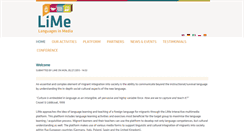 Desktop Screenshot of languages-in-media.eu